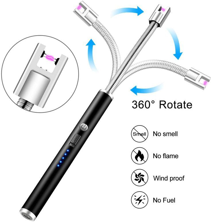 USB Rechargeable Electric Arc Lighter – Flameless. Windproof. Futuristic!!!